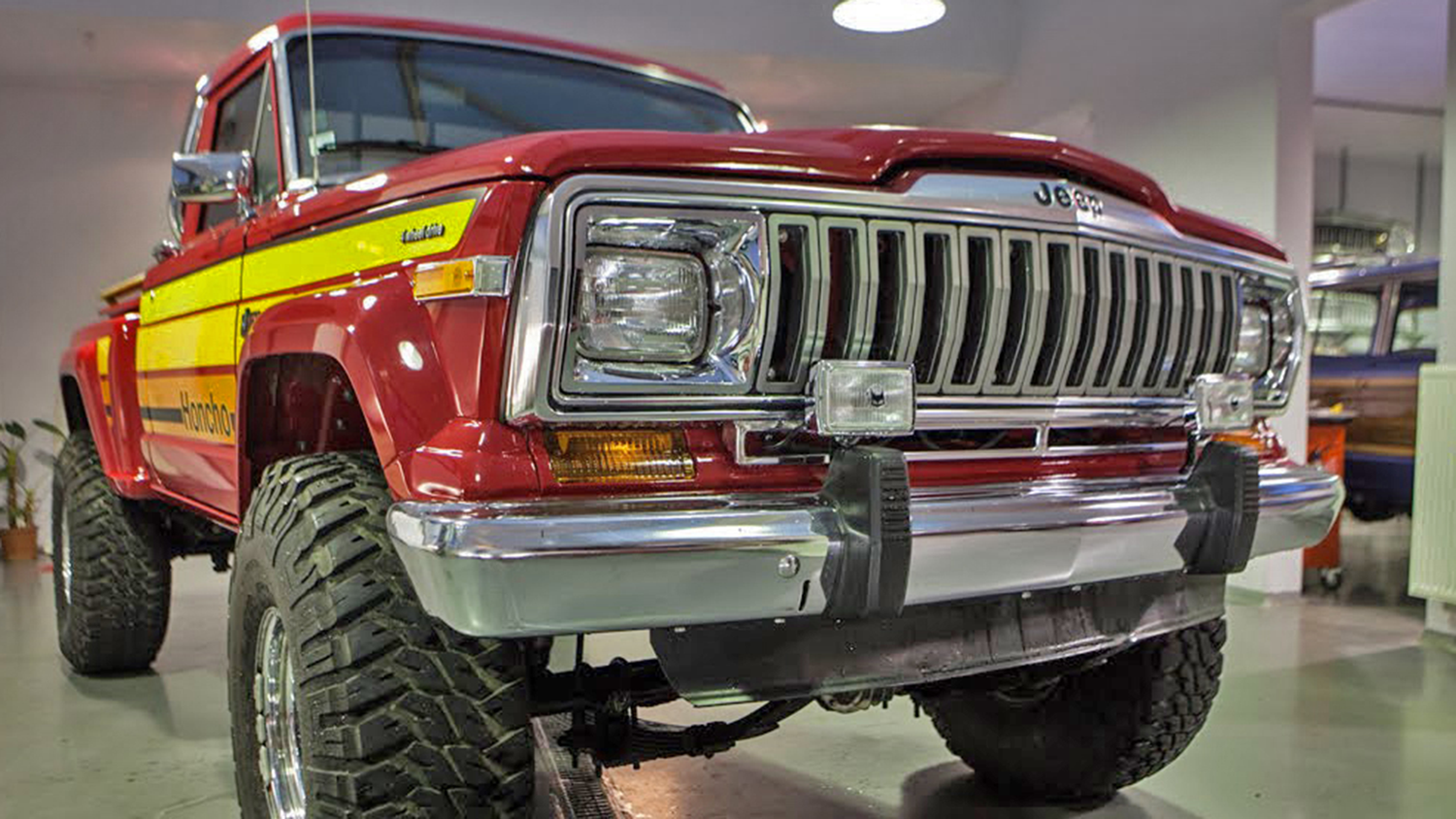 Restored Muscle Grille Surround for Jeep Wagoneer, Cherokee, and J